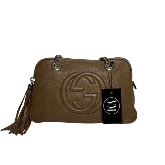 🔴SOLD🔴 GUCCI • SOHO CHAIN SHOULDER BAG - Picture 1 of 13